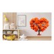 Sticker decorativ, Copac, Portocaliu, 63 cm, 1320STK-1 Sticker decorativ, Copac, Portocaliu, 63 cm, 1320STK-1