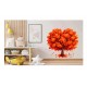 Sticker decorativ, Copac, Portocaliu, 60 cm, 1320STK-4 Sticker decorativ, Copac, Portocaliu, 60 cm, 1320STK-4