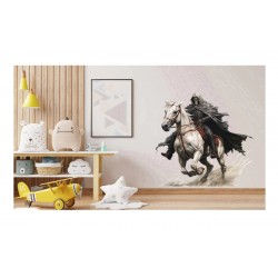 Sticker decorativ, Horror, Alb, 65 cm, 1321STK-19 Sticker decorativ, Horror, Alb, 65 cm, 1321STK-19