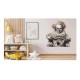 Sticker decorativ, Horror, Alb, 74 cm, 1321STK-2 Sticker decorativ, Horror, Alb, 74 cm, 1321STK-2