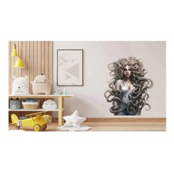 Sticker decorativ, Horror, Alb, 74 cm, 1321STK-8 Sticker decorativ, Horror, Alb, 74 cm, 1321STK-8