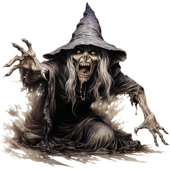 Sticker decorativ, Horror, Negru, 61 cm, 1321STK-9 Sticker decorativ, Horror, Negru, 61 cm, 1321STK-9