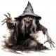Sticker decorativ, Horror, Negru, 61 cm, 1321STK-9 Sticker decorativ, Horror, Negru, 61 cm, 1321STK-9