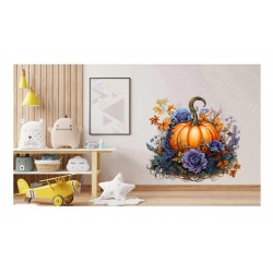 Sticker decorativ, Dovleac, Multicolor, 62 cm, 1322STK-4 Sticker decorativ, Dovleac, Multicolor, 62 cm, 1322STK-4