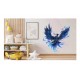 Sticker decorativ, Pasarea Phoenix, Albastru, 63 cm, 1323STK-1 Sticker decorativ, Pasarea Phoenix, Albastru, 63 cm, 1323STK-1