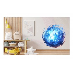Sticker decorativ,Pasarea Phoenix-Puterea, Albastru, 61 cm, 1323STK-8 Sticker decorativ,Pasarea Phoenix-Puterea, Albastru, 61 cm, 1323STK-8