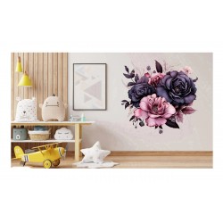 Sticker decorativ, Flori, Roz, 60 cm, 1325STK Sticker decorativ, Flori, Roz, 60 cm, 1325STK
