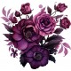 Sticker decorativ, Flori, Roz, 62 cm, 1325STK-5 Sticker decorativ, Flori, Roz, 62 cm, 1325STK-5