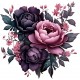 Sticker decorativ, Flori, Multicolor, 61 cm, 1325STK-6 Sticker decorativ, Flori, Multicolor, 61 cm, 1325STK-6