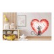 Sticker decorativ, Pisica, Rosu, 60 cm, 1326STK Sticker decorativ, Pisica, Rosu, 60 cm, 1326STK