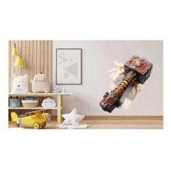 Sticker decorativ, Ciocan, Maro, 63 cm, 1328STK Sticker decorativ, Ciocan, Maro, 63 cm, 1328STK
