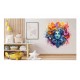 Sticker decorativ, Woman, Turcoaz, 61 cm, 1328STK-3 Sticker decorativ, Woman, Turcoaz, 61 cm, 1328STK-3