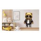 Sticker decorativ, Teddy Hip Hop, Galben, 89 cm, 1332STK-2 Sticker decorativ, Teddy Hip Hop, Galben, 89 cm, 1332STK-2