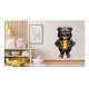 Sticker decorativ, Teddy Hip Hop, Negru, 90 cm, 1332STK-5 Sticker decorativ, Teddy Hip Hop, Negru, 90 cm, 1332STK-5