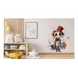 Sticker decorativ, Halloween, Alb, 65 cm, 1334STK Sticker decorativ, Halloween, Alb, 65 cm, 1334STK