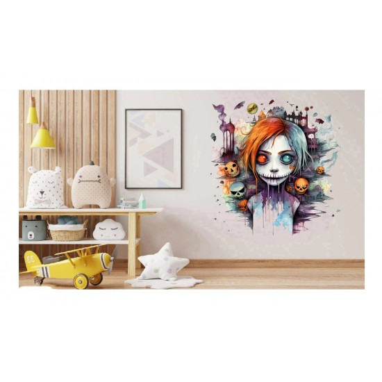 Sticker decorativ, Halloween, Mov, 60 cm, 1334STK-5 Sticker decorativ, Halloween, Mov, 60 cm, 1334STK-5