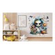 Sticker decorativ, Halloween, Multicolor, 61 cm, 1334STK-7 Sticker decorativ, Halloween, Multicolor, 61 cm, 1334STK-7