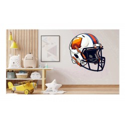 Sticker decorativ, Casca Hochei, Alb, 65 cm, 1335STK-8