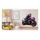 Sticker decorativ, Motocicleta, Negru, 65 cm, 1336STK-1 Sticker decorativ, Motocicleta, Negru, 65 cm, 1336STK-1