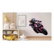 Sticker decorativ, Motocicleta, Roz, 60 cm, 1336STK-3 Sticker decorativ, Motocicleta, Roz, 60 cm, 1336STK-3