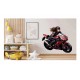 Sticker decorativ, Motocicleta, Rosu-Negru, 60 cm, 1336STK-6 Sticker decorativ, Motocicleta, Rosu-Negru, 60 cm, 1336STK-6