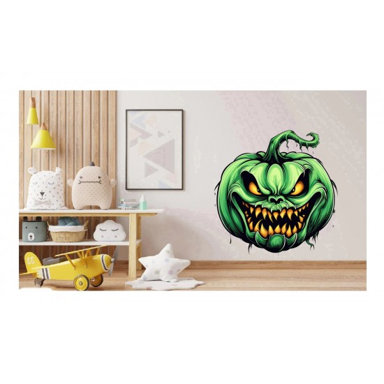 Sticker decorativ, Halloween, Verde, 62 cm, 1337STK Sticker decorativ, Halloween, Verde, 62 cm, 1337STK