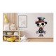 Sticker decorativ, Halloween, Alb, 90 cm, 1337STK-1 Sticker decorativ, Halloween, Alb, 90 cm, 1337STK-1