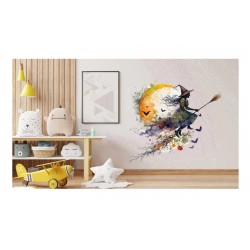 Sticker decorativ, Halloween, Negru, 66 cm, 1337STK-12