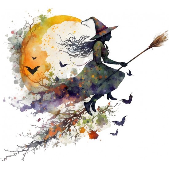 Sticker decorativ, Halloween, Negru, 66 cm, 1337STK-12 Sticker decorativ, Halloween, Negru, 66 cm, 1337STK-12