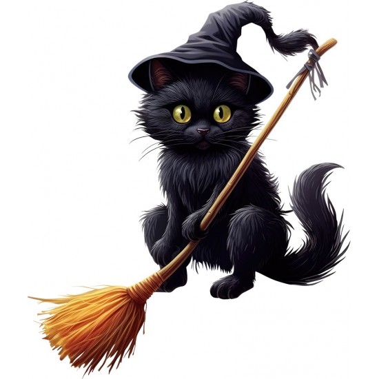 Sticker decorativ, Halloween, Negru, 70 cm, 1337STK-18 Sticker decorativ, Halloween, Negru, 70 cm, 1337STK-18