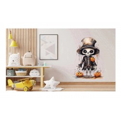 Sticker decorativ, Halloween, Alb, 81 cm, 1337STK-20 Sticker decorativ, Halloween, Alb, 81 cm, 1337STK-20