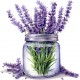 Sticker decorativ, Lavanda, Mov, 60 cm, 1339STK-11 Sticker decorativ, Lavanda, Mov, 60 cm, 1339STK-11