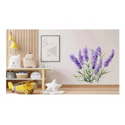 Sticker decorativ, Lavanda, Mov, 62 cm, 1339STK-5 Sticker decorativ, Lavanda, Mov, 62 cm, 1339STK-5