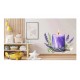 Sticker decorativ, Lumanare cu Lavanda, Mov, 65 cm, 1339STK-7 Sticker decorativ, Lumanare cu Lavanda, Mov, 65 cm, 1339STK-7