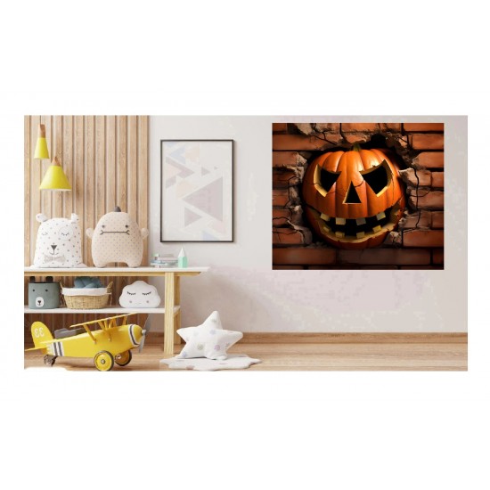 Sticker decorativ, Halloween, Portocaliu, 68 cm, 1340STK Sticker decorativ, Halloween, Portocaliu, 68 cm, 1340STK