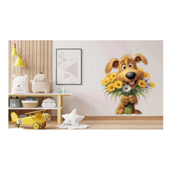 Sticker decorativ, Caine, Maro, 72 cm, 1341STK-1 Sticker decorativ, Caine, Maro, 72 cm, 1341STK-1