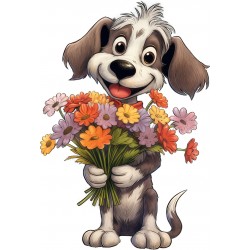 Sticker decorativ, Caine, Multicolor, 87 cm, 1341STK-9
