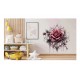 Sticker decorativ, Trandafiri, Roz, 62 cm, 1343STK-14 Sticker decorativ, Trandafiri, Roz, 62 cm, 1343STK-14