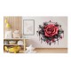 Sticker decorativ, Trandafiri, Rosu, 62 cm, 1343STK-18 Sticker decorativ, Trandafiri, Rosu, 62 cm, 1343STK-18