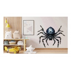 Sticker decorativ, Paianjen, Negru, 65 cm, 1343STK-2 Sticker decorativ, Paianjen, Negru, 65 cm, 1343STK-2