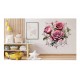 Sticker decorativ, Trandafiri, Roz, 63 cm, 1343STK-21 Sticker decorativ, Trandafiri, Roz, 63 cm, 1343STK-21