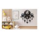 Sticker decorativ, Craniu, Negru, 61 cm, 1343STK-9 Sticker decorativ, Craniu, Negru, 61 cm, 1343STK-9