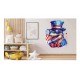 Sticker decorativ, Dinozaur, Albastru, 80 cm, 1348STK-1 Sticker decorativ, Dinozaur, Albastru, 80 cm, 1348STK-1