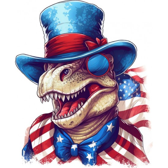 Sticker decorativ, Dinozaur, Rosu, 73 cm, 1348STK-2 Sticker decorativ, Dinozaur, Rosu, 73 cm, 1348STK-2