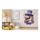 Sticker decorativ, Dinozaur, Multicolor, 66 cm, 1348STK-4 Sticker decorativ, Dinozaur, Multicolor, 66 cm, 1348STK-4