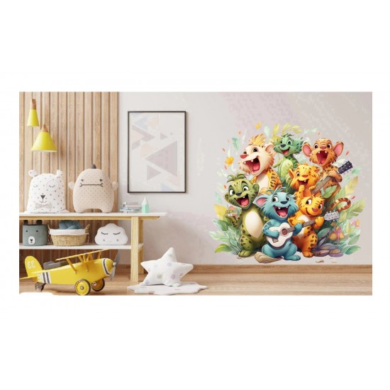 Sticker decorativ, Animale Cantarete, Portocaliu, 66 cm, 1349STK-5 Sticker decorativ, Animale Cantarete, Portocaliu, 66 cm, 1349STK-5
