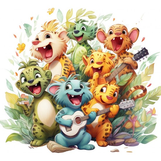 Sticker decorativ, Animale Cantarete, Portocaliu, 66 cm, 1349STK-5 Sticker decorativ, Animale Cantarete, Portocaliu, 66 cm, 1349STK-5