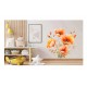 Sticker decorativ, Buchet de Flori Maci, Portocaliu, 61 cm, 1350STK-5 Sticker decorativ, Buchet de Flori Maci, Portocaliu, 61 cm, 1350STK-5