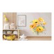 Sticker decorativ, Buchet de Flori Maci, Galben, 69 cm, 1350STK-6 Sticker decorativ, Buchet de Flori Maci, Galben, 69 cm, 1350STK-6