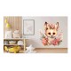 Sticker decorativ, Vulpe, Portocaliu, 64 cm, 1351STK-2 Sticker decorativ, Vulpe, Portocaliu, 64 cm, 1351STK-2